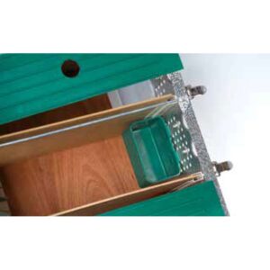 Dobbeltkurv m. skål 8 duer, 46 x 31 x 46 cm (b)