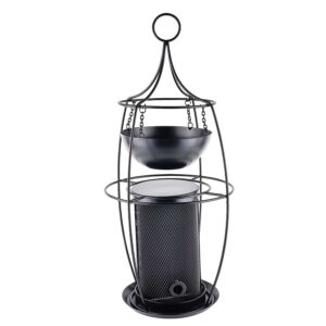 Feed dispenser with plant pot