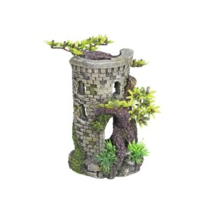 Aqua Ornaments TOWER- w/ bonsai