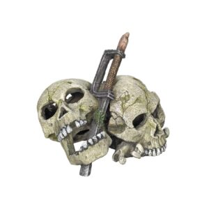 Aqua Ornaments SKULLS
