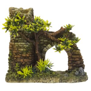 Aqua Ornaments "TOWER WITH ARCH" med planter