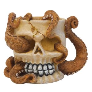 Aqua Ornaments "SKULL WITH OCTOPUS"