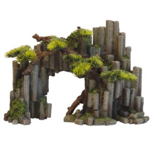 Aqua Ornaments "ROCK FORMATION" med planter