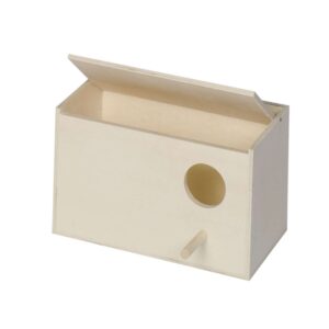 Exotic bird nesting box