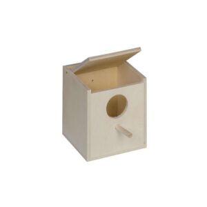 Exotic bird nesting box