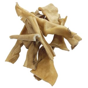 Dried lamb headskin