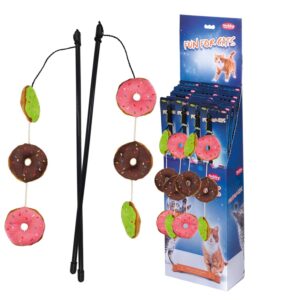 Display 20 stk., Rod with donuts, with catnip