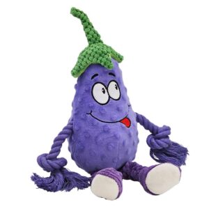 Plush Eggplant with rope