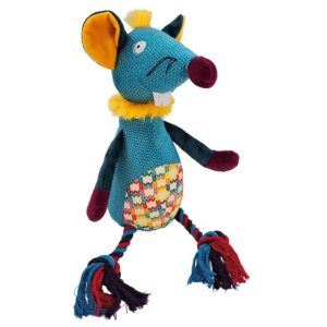 Plush Mouse with rope