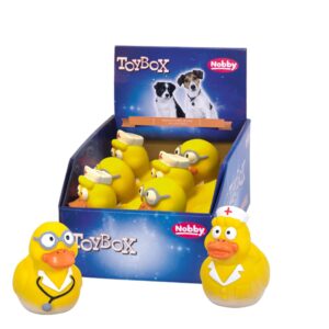 Display Latex duck Doctor and Nurse, 6 pcs