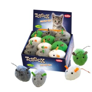 Display Plush Mouse, with catnip 24 pcs