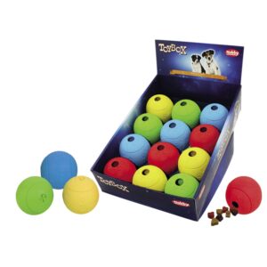 Display 12 stk. - Rubber snack ball