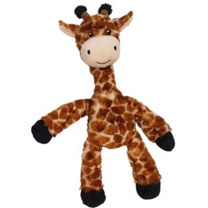 Plush giraffe with rope