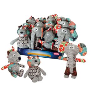 Display 12  stk., Plush animals Patchwork