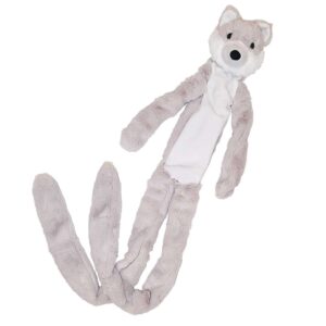 Plush wolf long, with rope inside