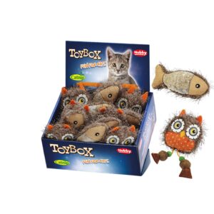 Display 12  stk., Plush animals with Catnip
