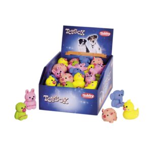 Display 50 stk., Mini latex animals