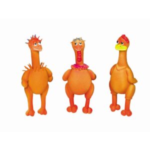 Display 12 stk., Latex figures Cool Chicken
