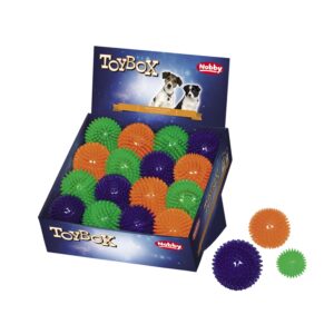 Display 16 stk., TPR ball SPIKY