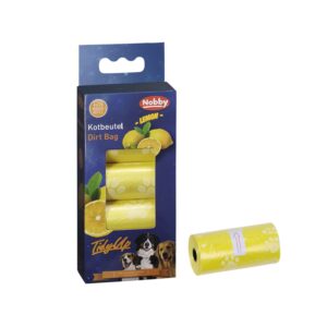TidyUp Poop bag LEMON with paw print