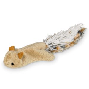 Plush squirrel with catnip