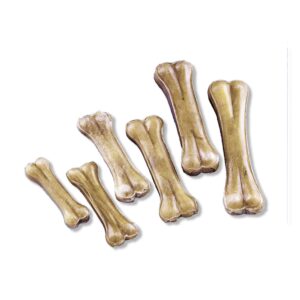 Rawhide bone pressed