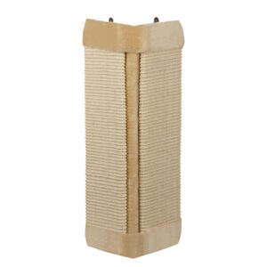 Corner scratch board with plush