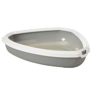 Kattetoilet t/ hjørne Rincon, grå (4)