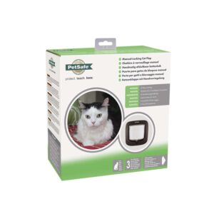 PetSafe Manual Cat Flap brun / hvid