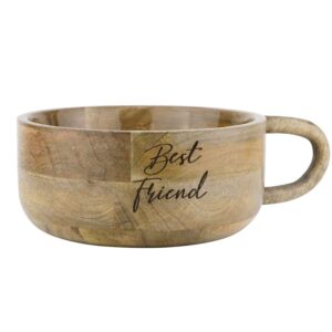 Wooden bowl CUP, anti slip
