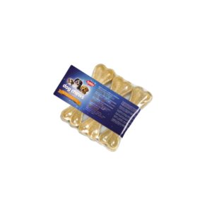 Rawhide bones pressed