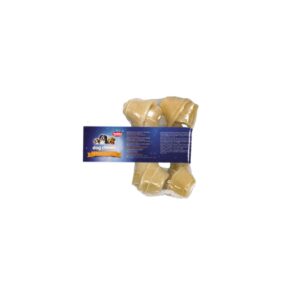 Rawhide bones knotted