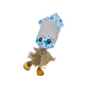 Plush octupus with catnip