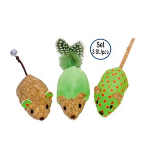 Plush mice with catnip
