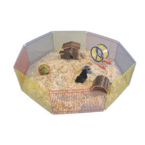 Hamster hage - 8 galler 34x23 i grön (1)