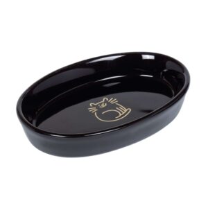 Keramikskål oval "Golden Cat" 0,12l (1)