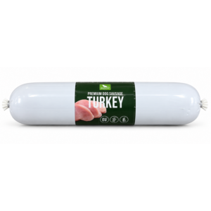 Natural Premium Dog Sausage - Turkey 800 g (Træningspølse)