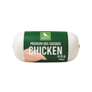 Natural Premium Dog Sausage - Chicken 800 g (Våtmat)
