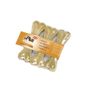 Rawhide bones pressed, 3 stk - 13 cm (Thailand)